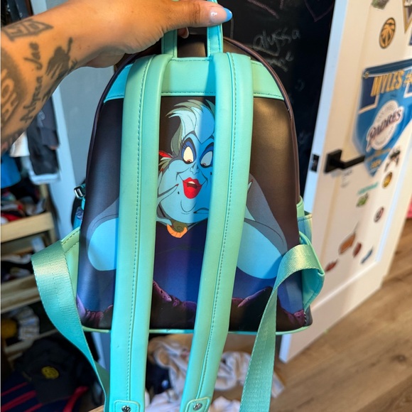 Loungefly Blue Mini Backpack with Underwater Theme - Picture 4 of 4